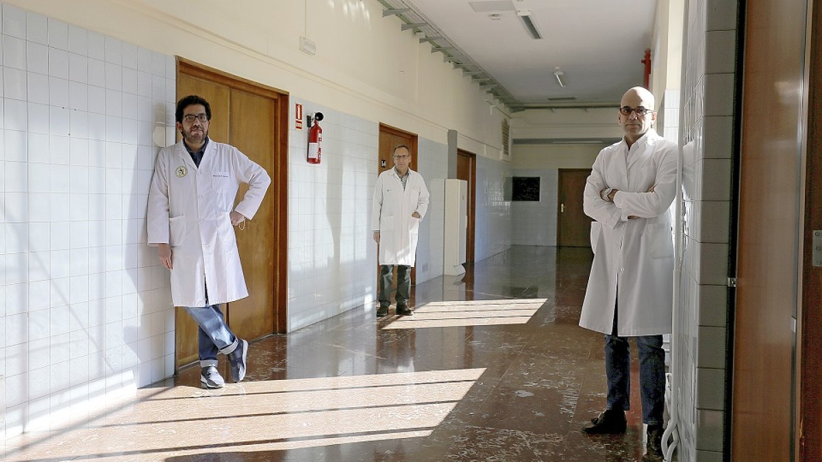 Los investigadores Francisco M. Herrera Gómez, Eduardo Gutiérrez Abejón y Francisco Javier Álvarez. / ICAL