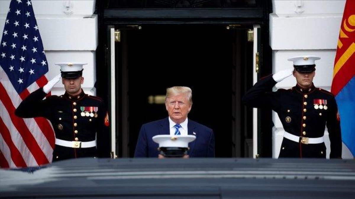 Donald Trump.-EFE / SHAWN THEW
