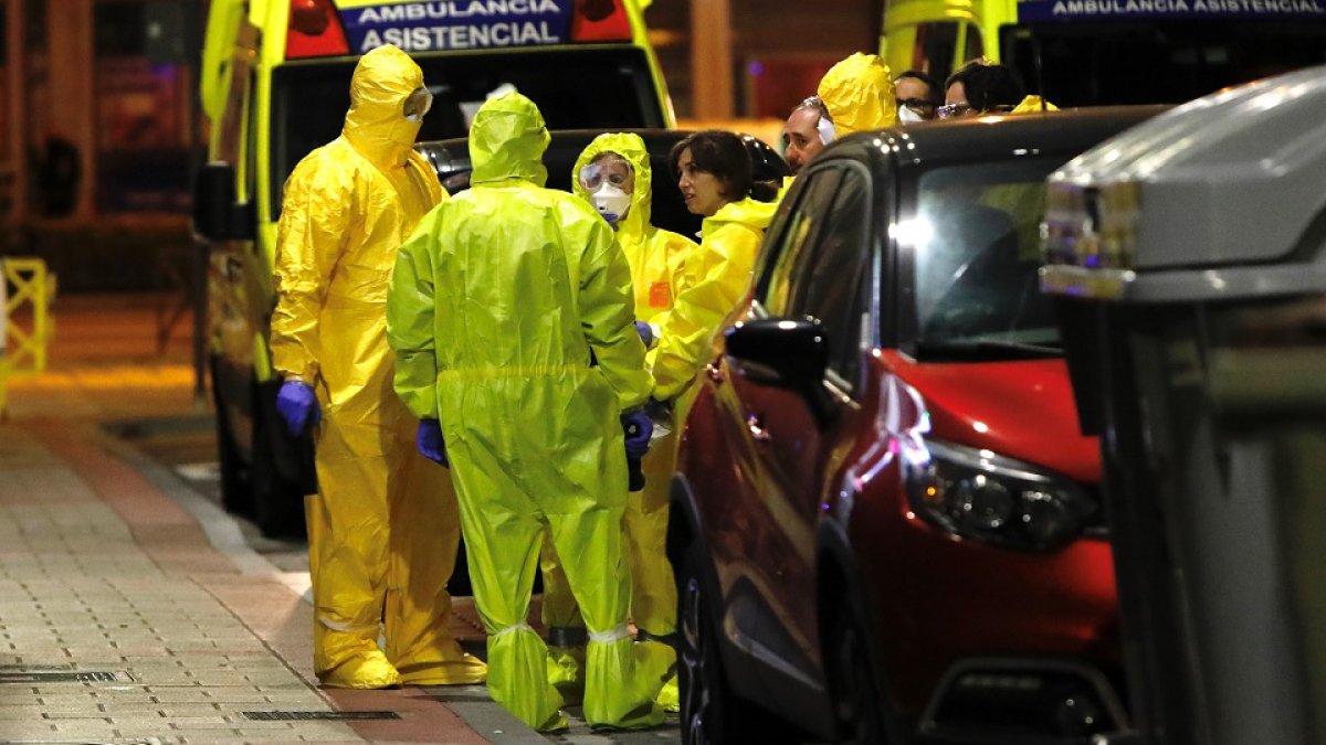 Actuación sanitaria en Valladolid. | J. M. LOSTAU