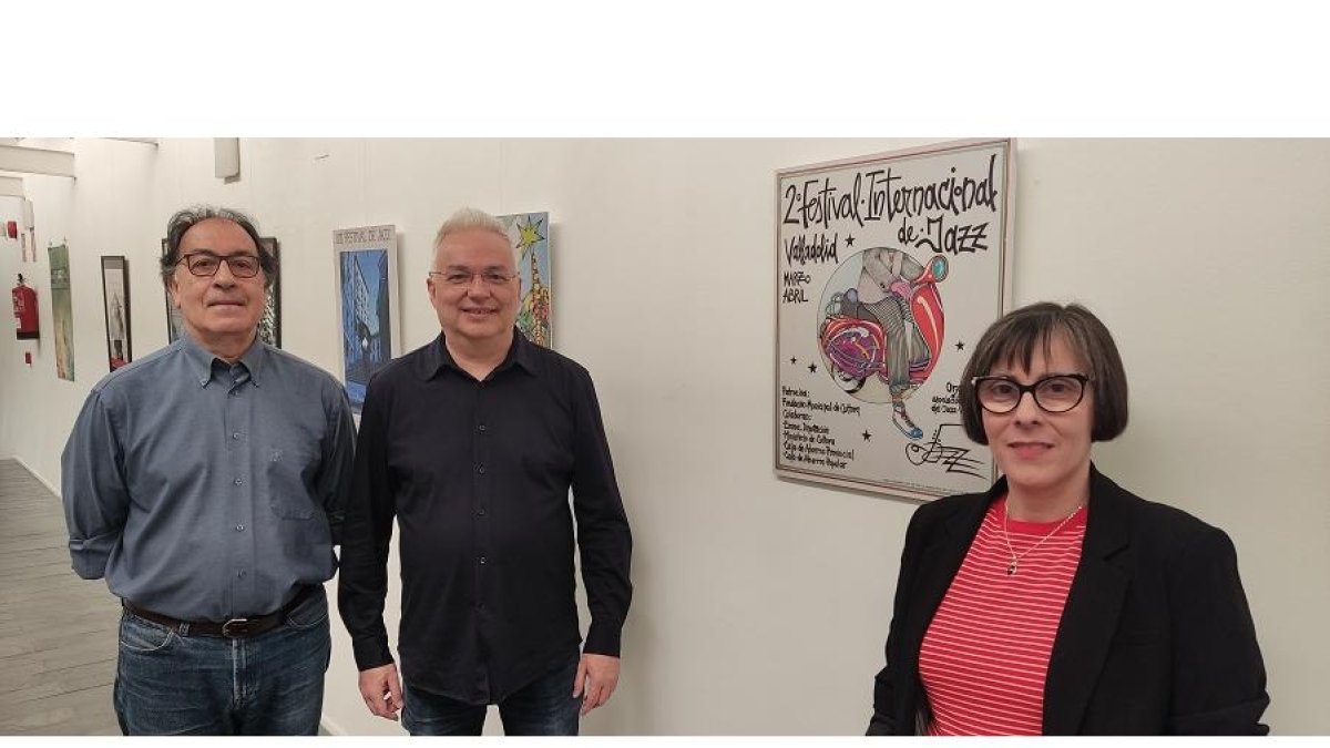 'Maguil', Benso y Cachafeiro, hoy, en Santa Cruz. | E. M.