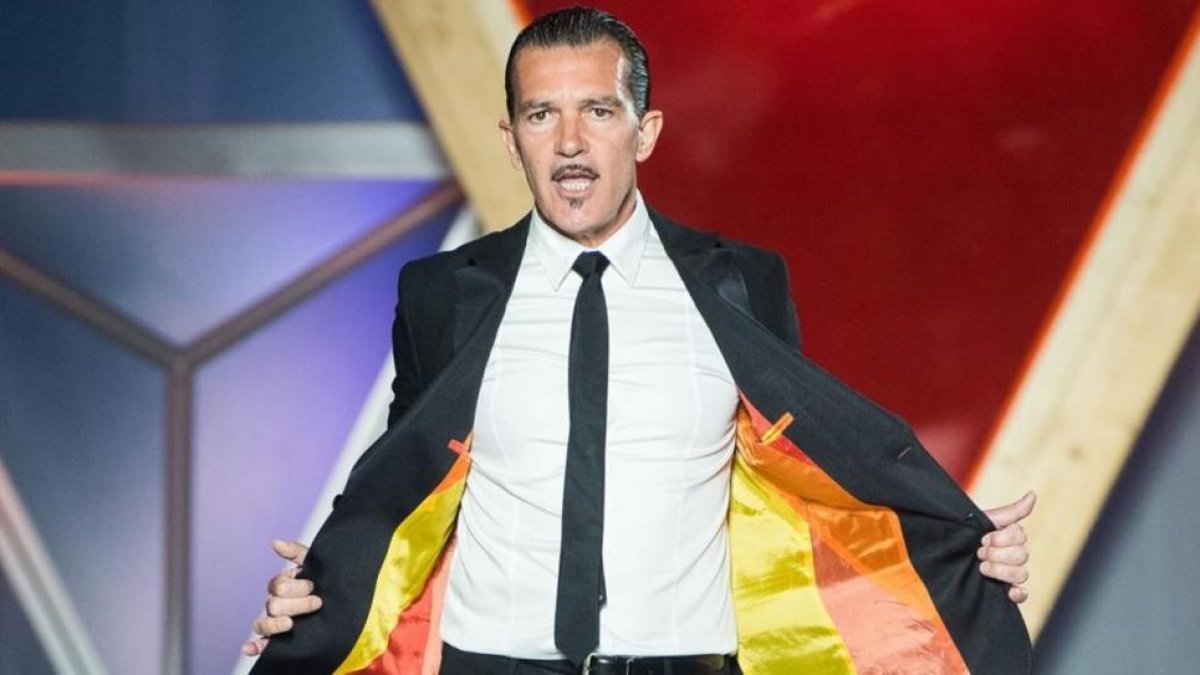 Antonio Banderas en Cannes.-