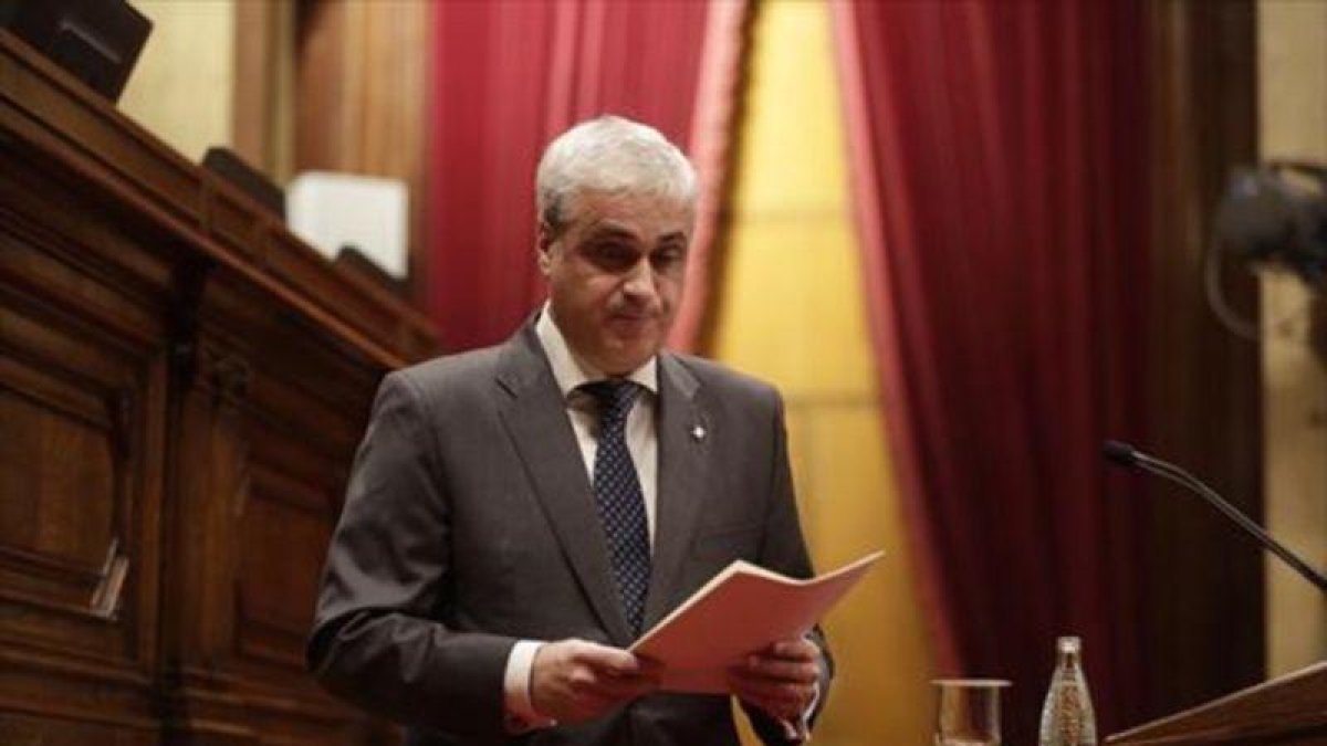 Germà Gordó, en el Parlament.-ARCHIVO