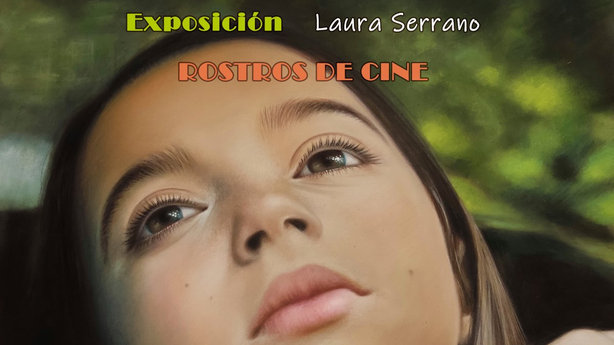 El cartel de la exposición 'Rostros de cine'