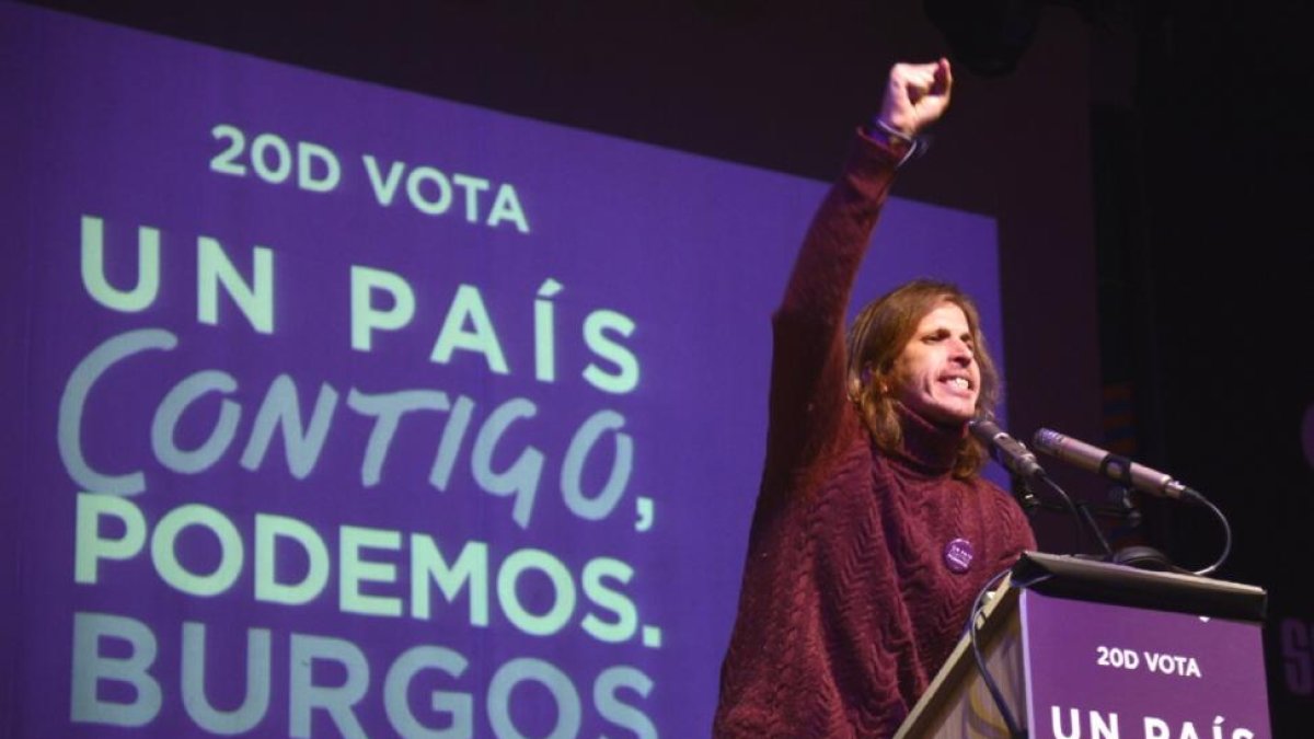 El secretario general de Podemos en Castilla y León, Pablo Fernández-Ical