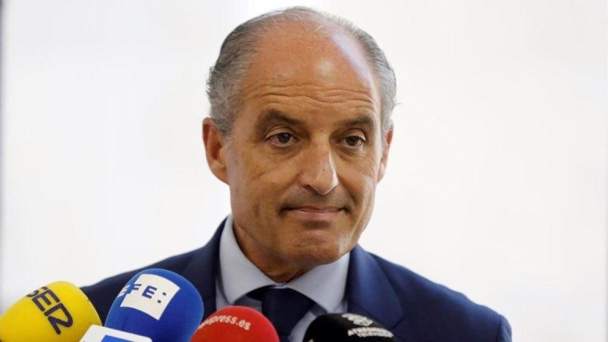 El expresidente valenciano Francisco Camps, el pasado septiembre.-JUAN CARLOS CÁRDENAS (EFE)