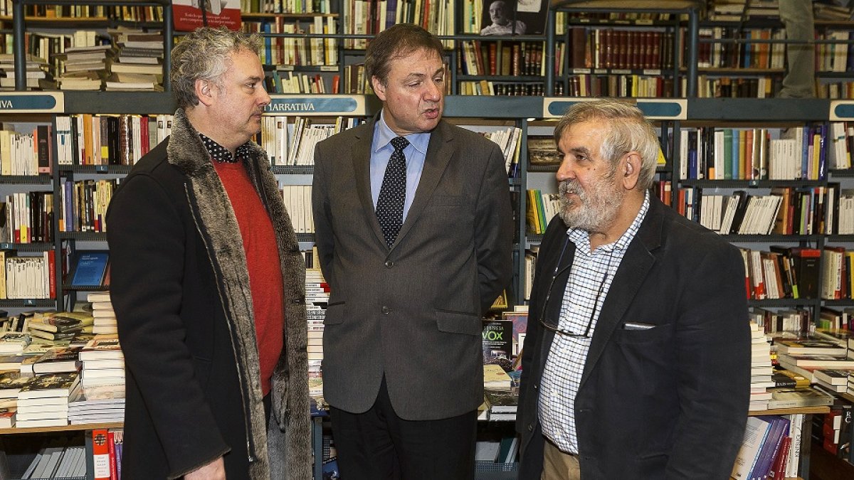 Ricardo de Luis, presidente del Gremio de Editores, y Maxi San José.  ICAL