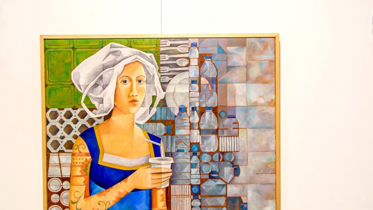 'La dama de los plásticos', de Julio Sendino. | E. M.