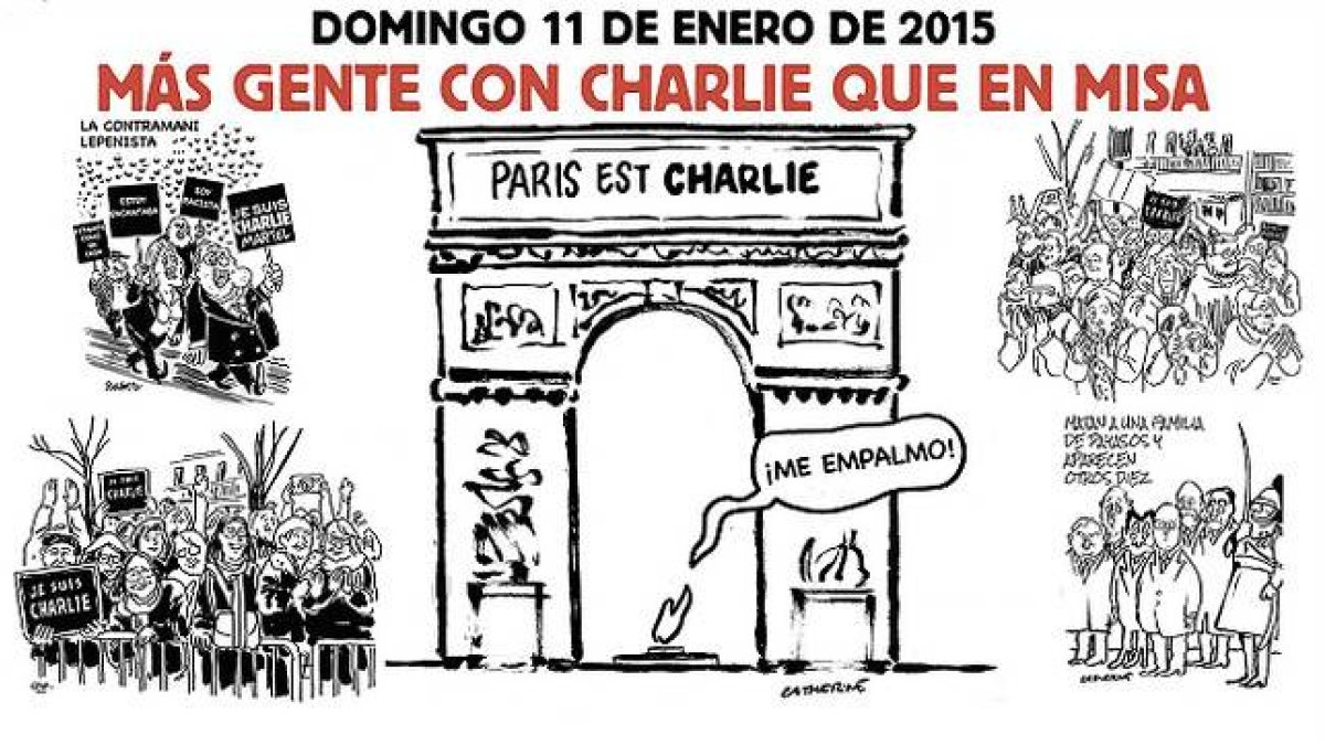 Las viñetas del 'Charlie Hebdo'-Foto: EL PAÍS