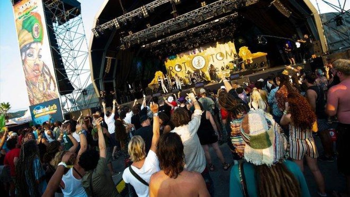 The Abyssinians en el Rototom Sunsplash European Reggae Festival.-JOSE JORDAN / AFP