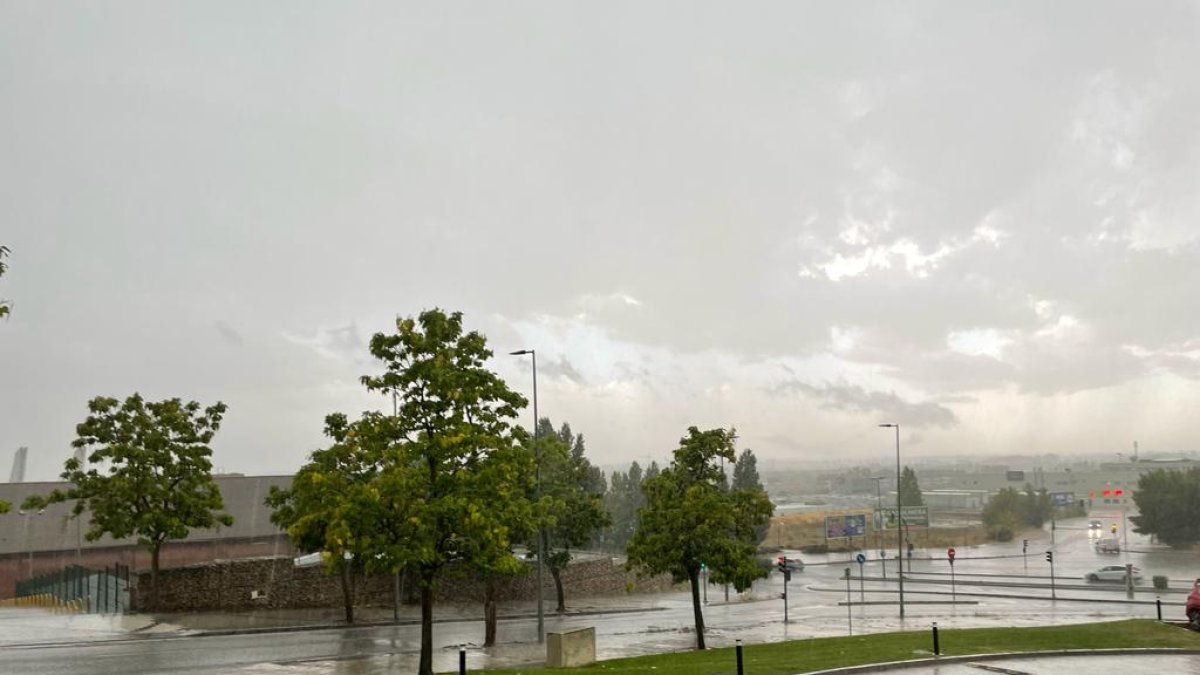 Imagen de archivo de lluvia. - E.M