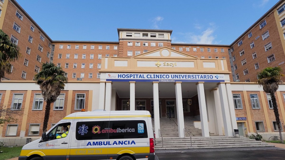El Edificio Rondilla del antiguo Río Hortega de Valladolid, listo para albergar a 48 pacientes afectados por la covid en Castilla y León. PABLO REQUEJO
