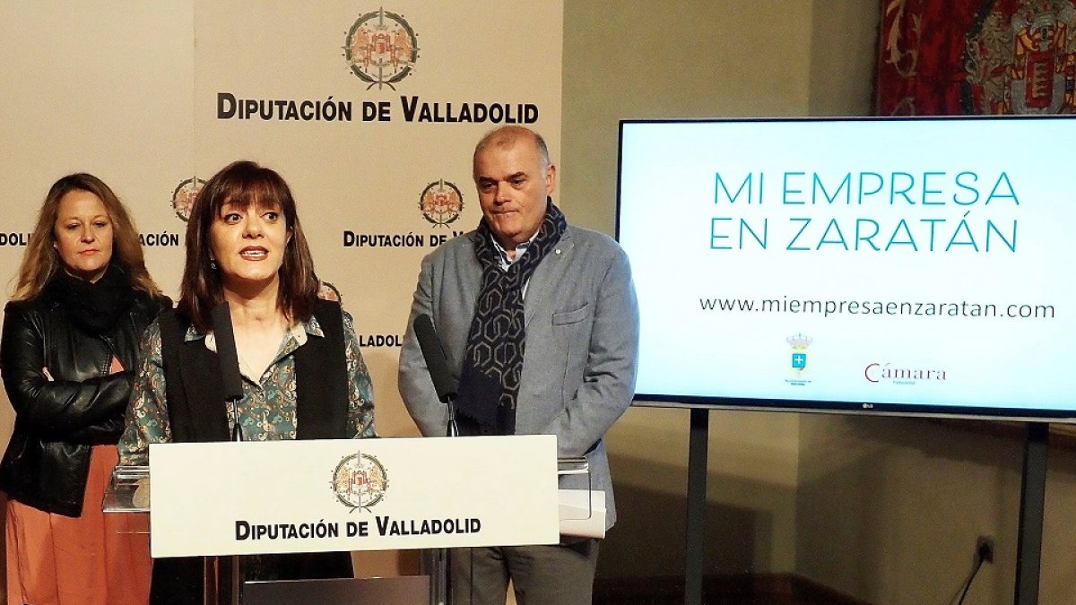 Presentación de la iniciativa ‘Mi empresa en Zaratán’ en la Diputación de Valladolid. EL MUNDO