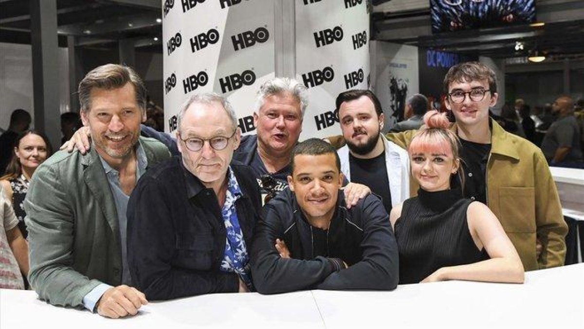 Los actores de ’Juego de tronos’ que han acudido a la Comic-Con.-JEFF KRAVITZ