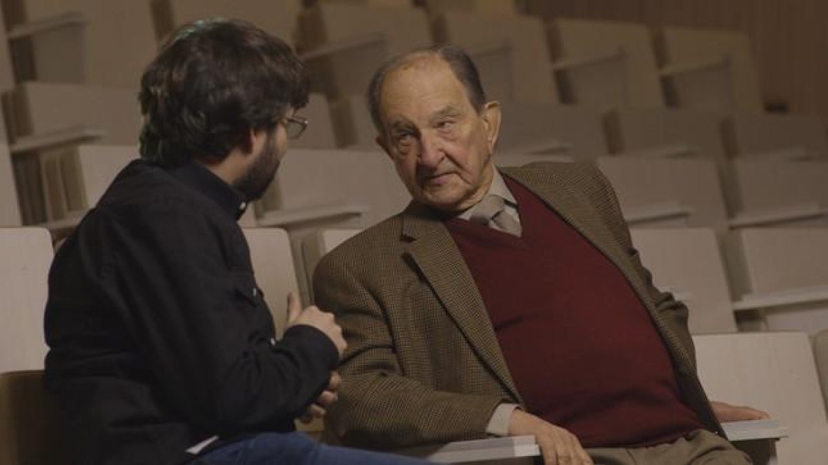 Jordi Évole habla con Nicolás Sánchez-Albornoz, una de las personas que trabajó como esclavo del franquismo y que aparece en 'Salvados'.-LA SEXTA