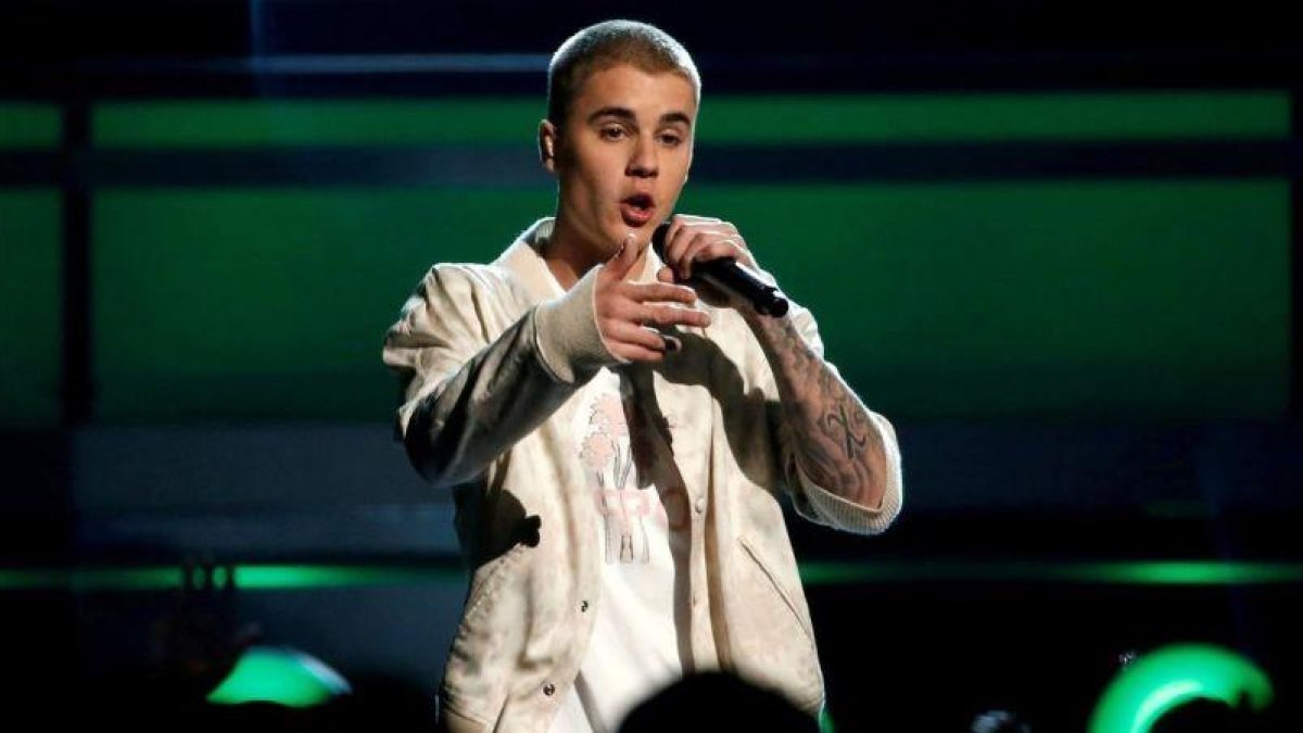 Bieber, en una actuación en Las Vegas.-REUTERS / MARIO ANZUONI