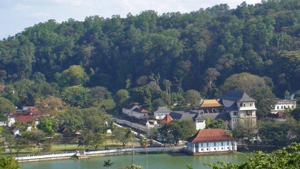 Un templo de Kandy, en Sri Lanka.-