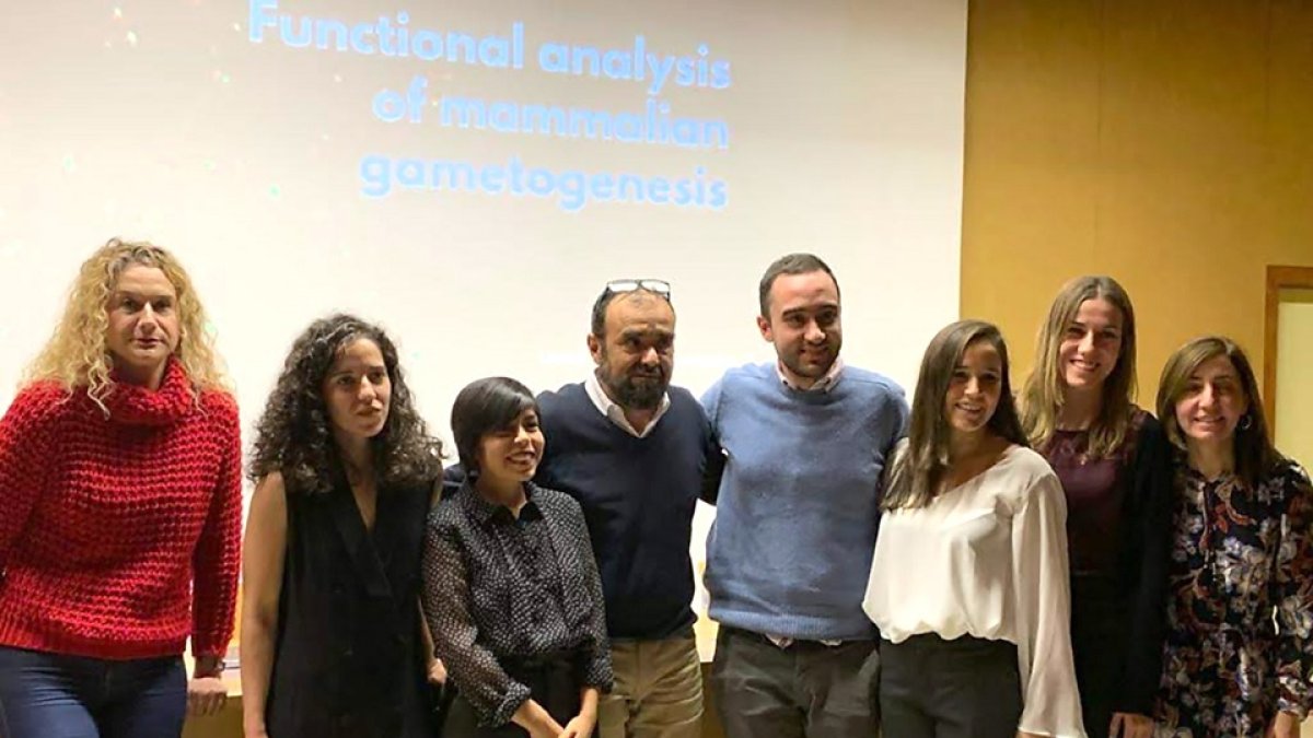 Elena Llano, Laura Gómez, Yazmine Bejarano, Alberto M. Pendás, Fernando Sánchez-Sáez, Natalia Felipe Medina, Raquel Sainz y Paloma Duque. EL MUNDO