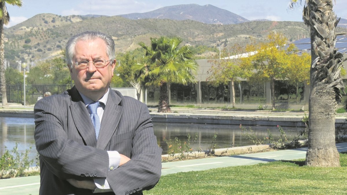 El soriano Felipe Romera Lubias en las instalaciones del  Málaga Tech Park. - E. M.