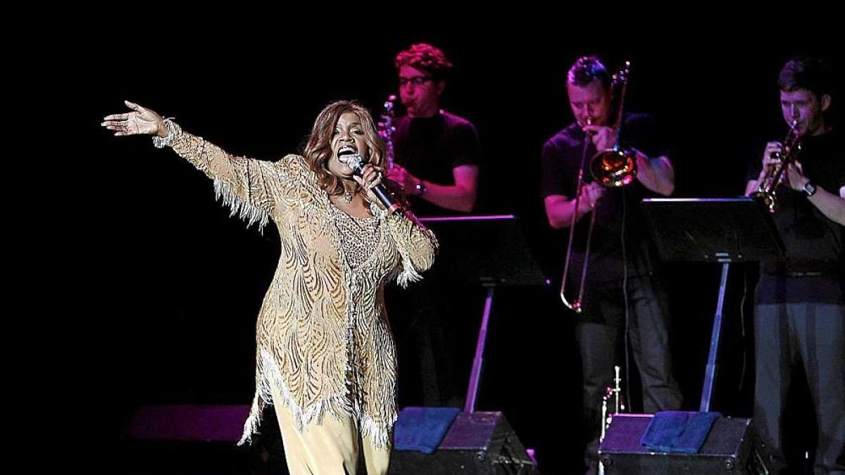 Gloria Gaynor durante un concierto que ofreció hace unos años en Madrid.-CARLOS BARAJAS
