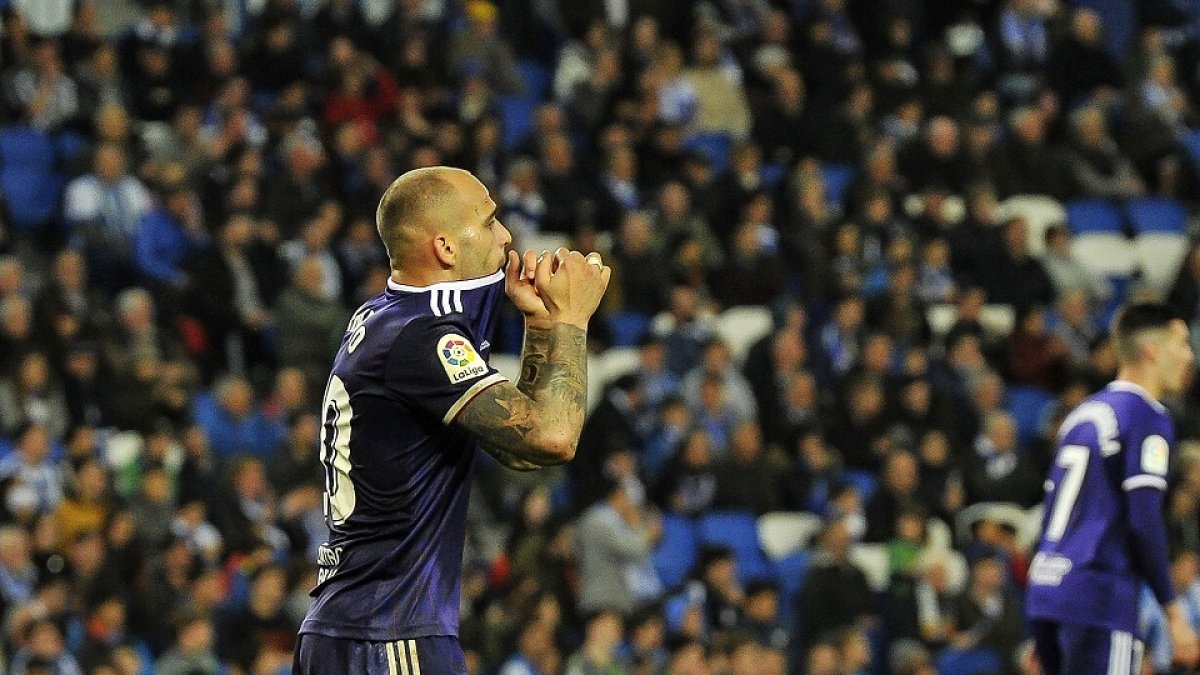 Partido de futbol de la Liga Santander entre Real Sociedad y Valladolid en el Estadio Anoeta de San Sebastian 28022020 - FOTO ARABA PRESS - UNANUE