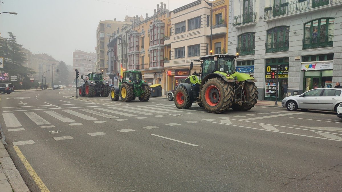 Protesta de Agricultores por las calles de Zamora. ICAL
