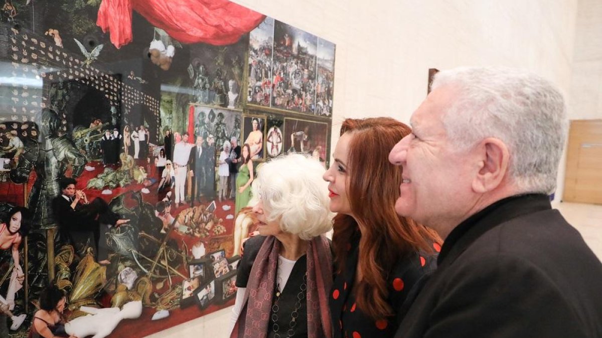 Silvia Clemente, Luis Bassat y su mujer, Carmen-E. M.