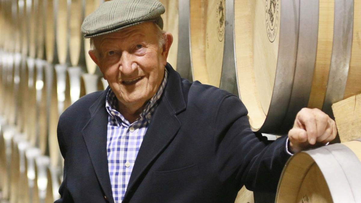 Alejandro Fernández en su bodega de Pesquera de Duero.