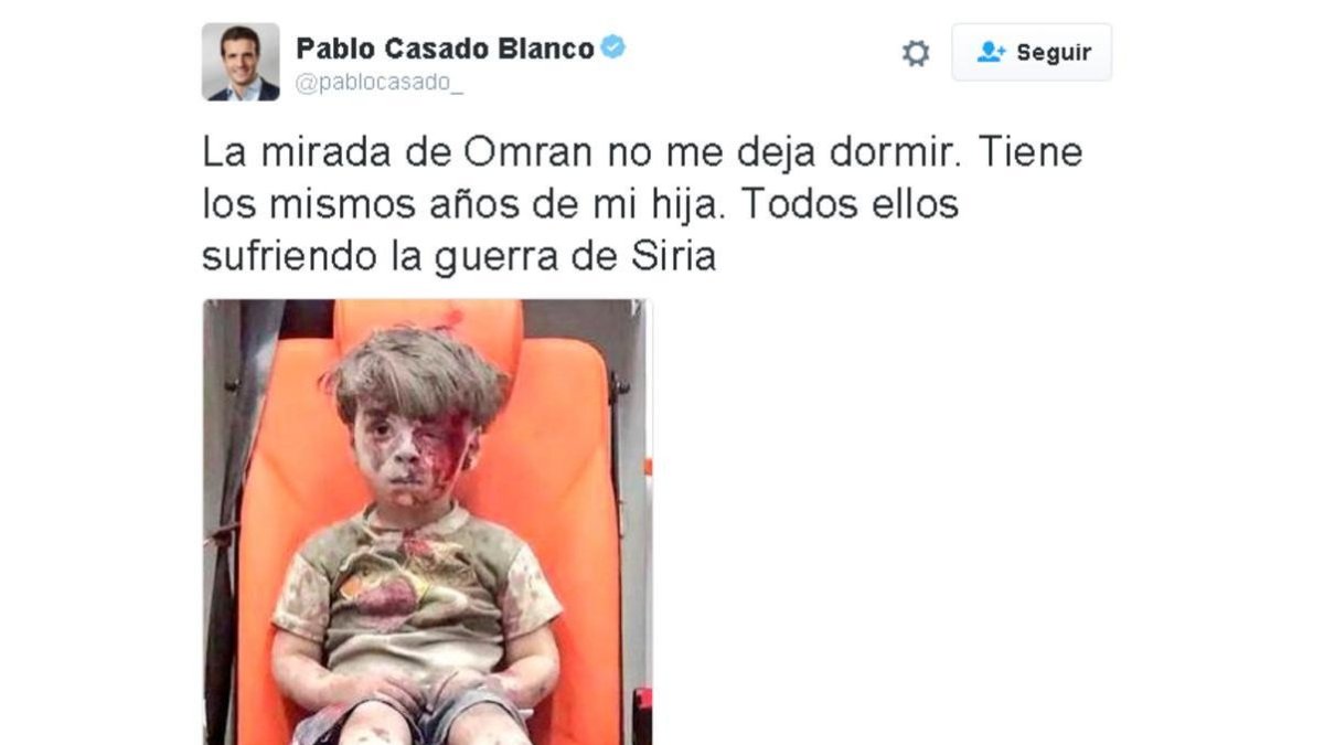 El tuit de Pablo Casado.-TWITTER