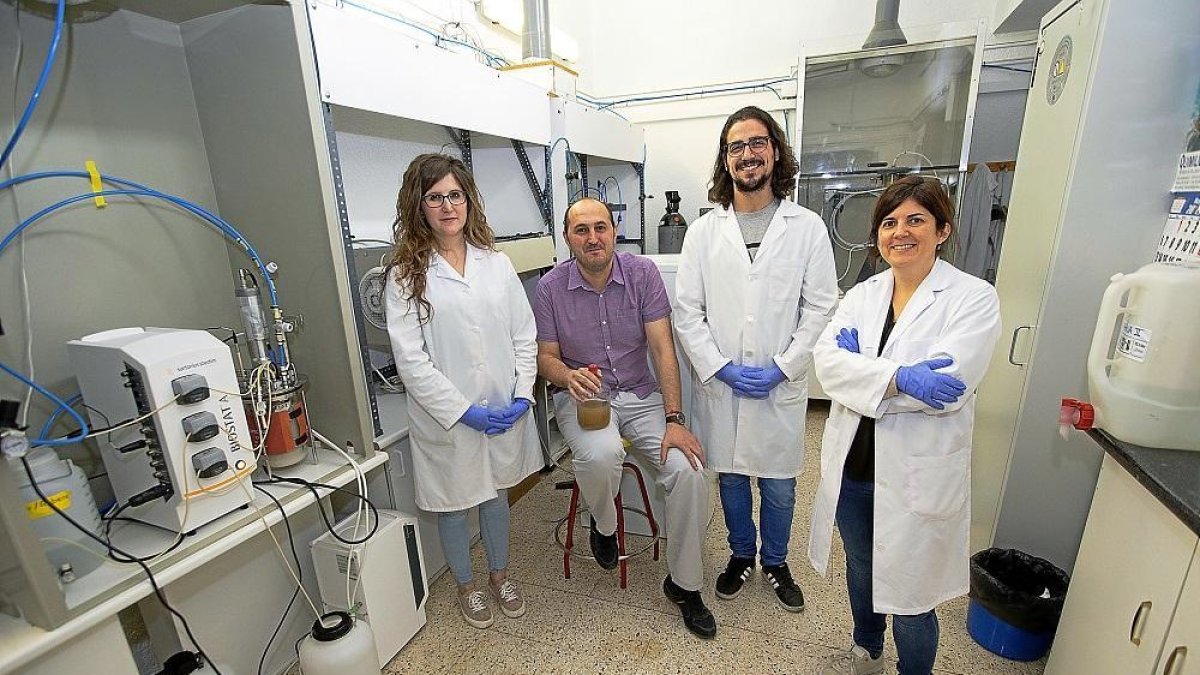 Equipo de investigación participante en el proyecto europeo Deep Purple en las instalaciones de la Universidad de Valladolid.-J. M. LOSTAU