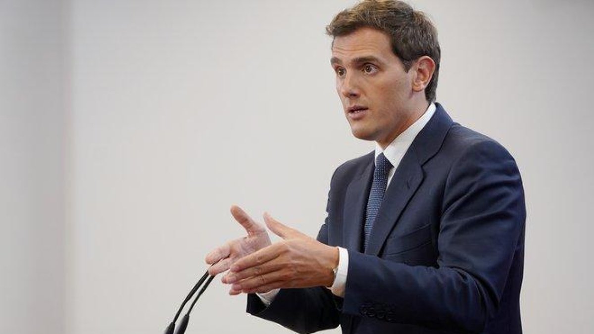 El líder de Ciudadanos, Albert Rivera.-JOSÉ LUIS ROCA