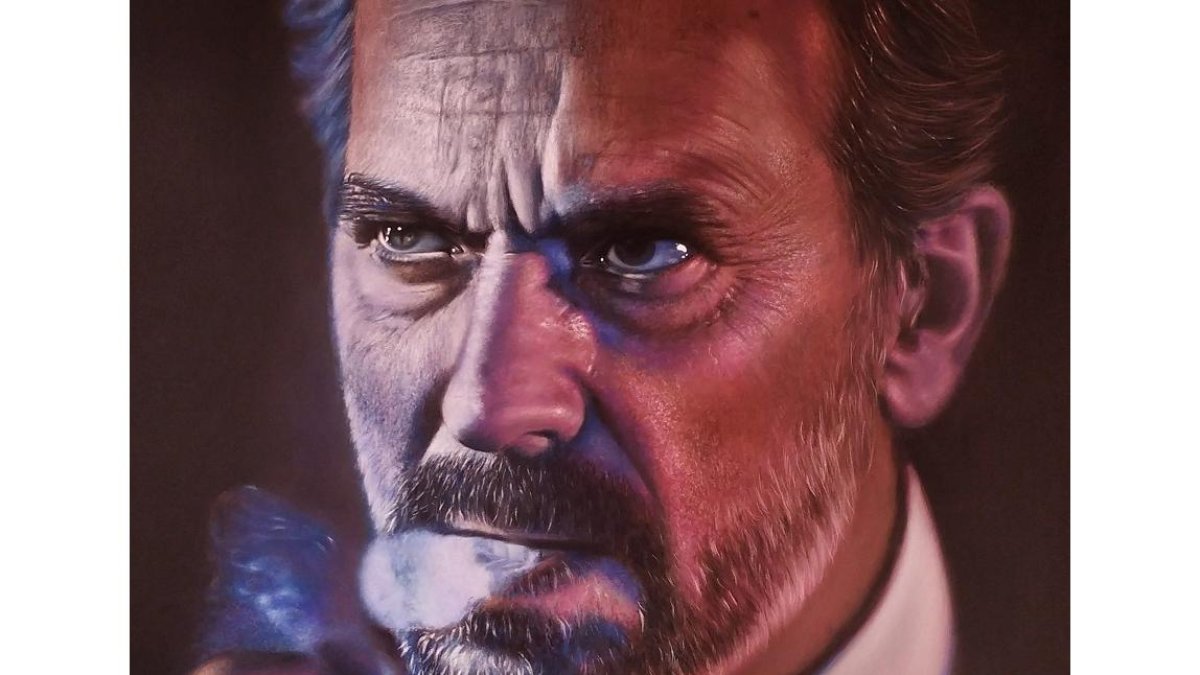 Detalle del retrato de José Coronado. | L. S.