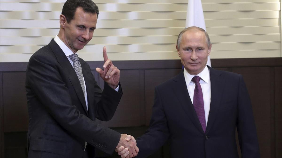 Reunión Putin y Asad en diciembre del 2017-AP