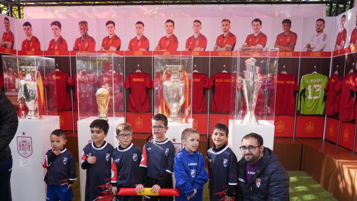 Fan Zone de la selección española.