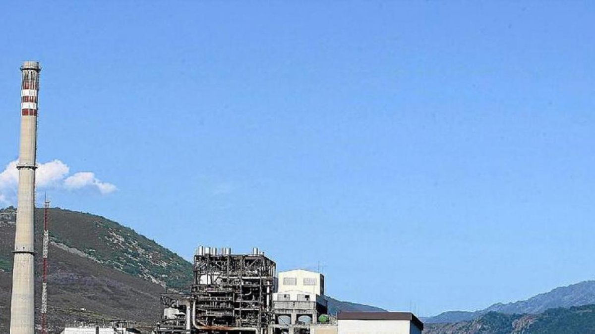 Imagen de la central térmica de Anllares.-ICAL