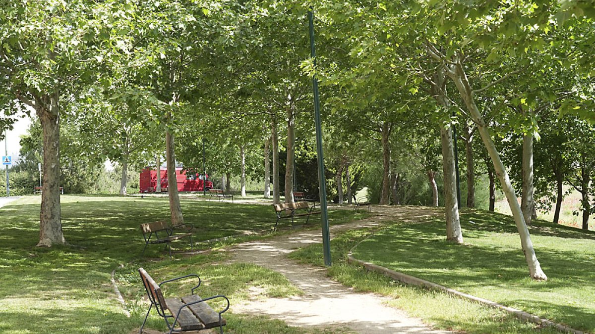 Imagen de archivo de los jardines de la calle Muérdago.