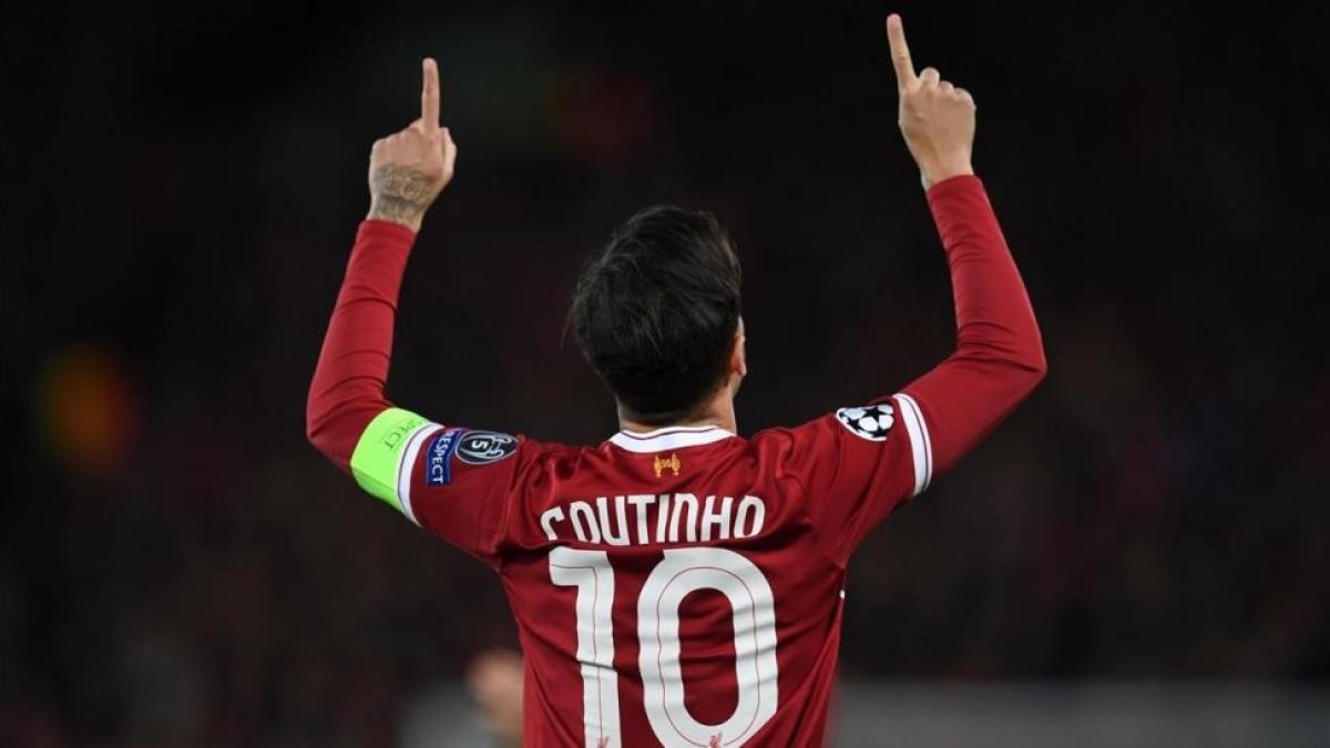 Coutinho, en un partido con el Liverpool.-/ PAUL ELLIS