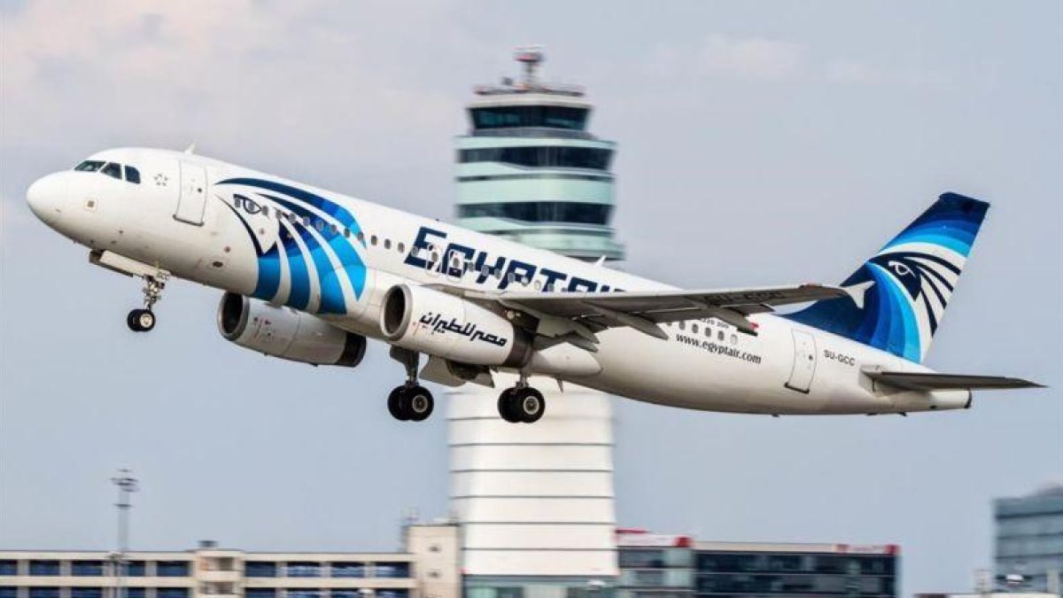 Imagen de archivo de un avión de Egyptair.- E. M.