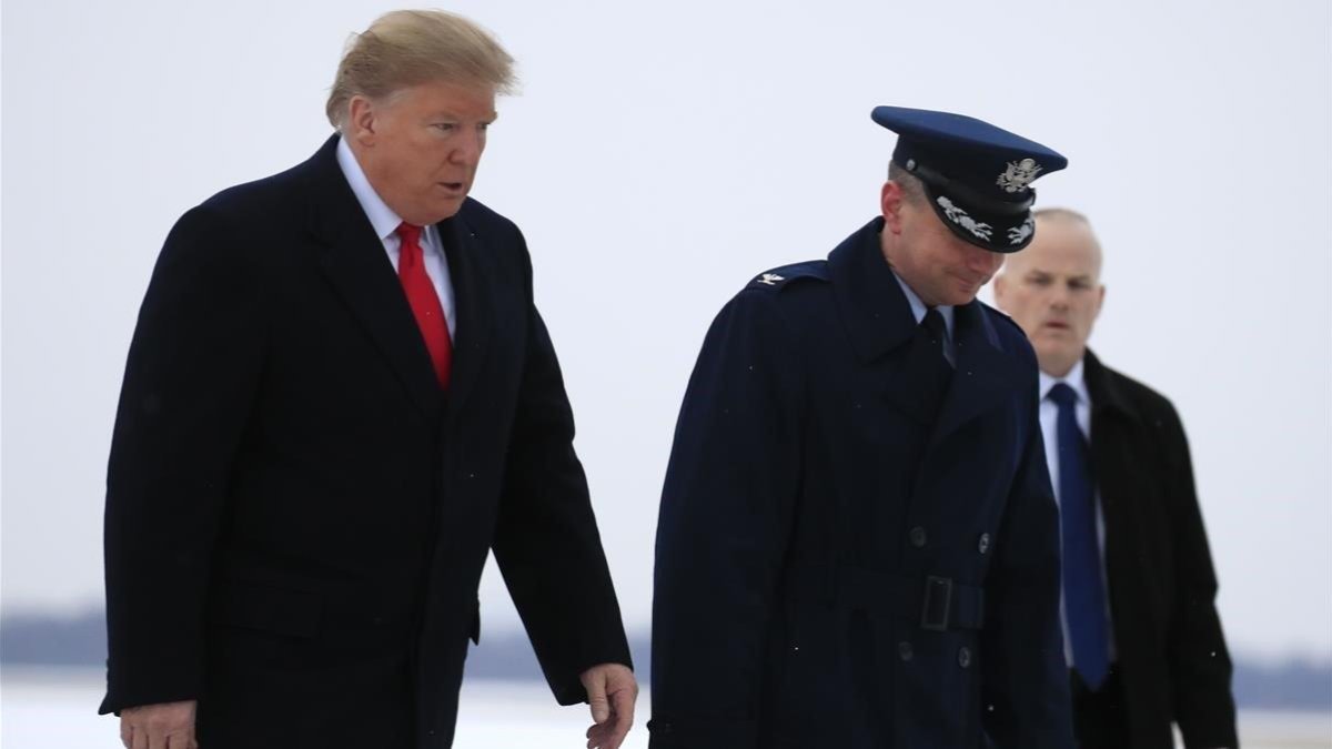 Donald Trump, el viernes.-