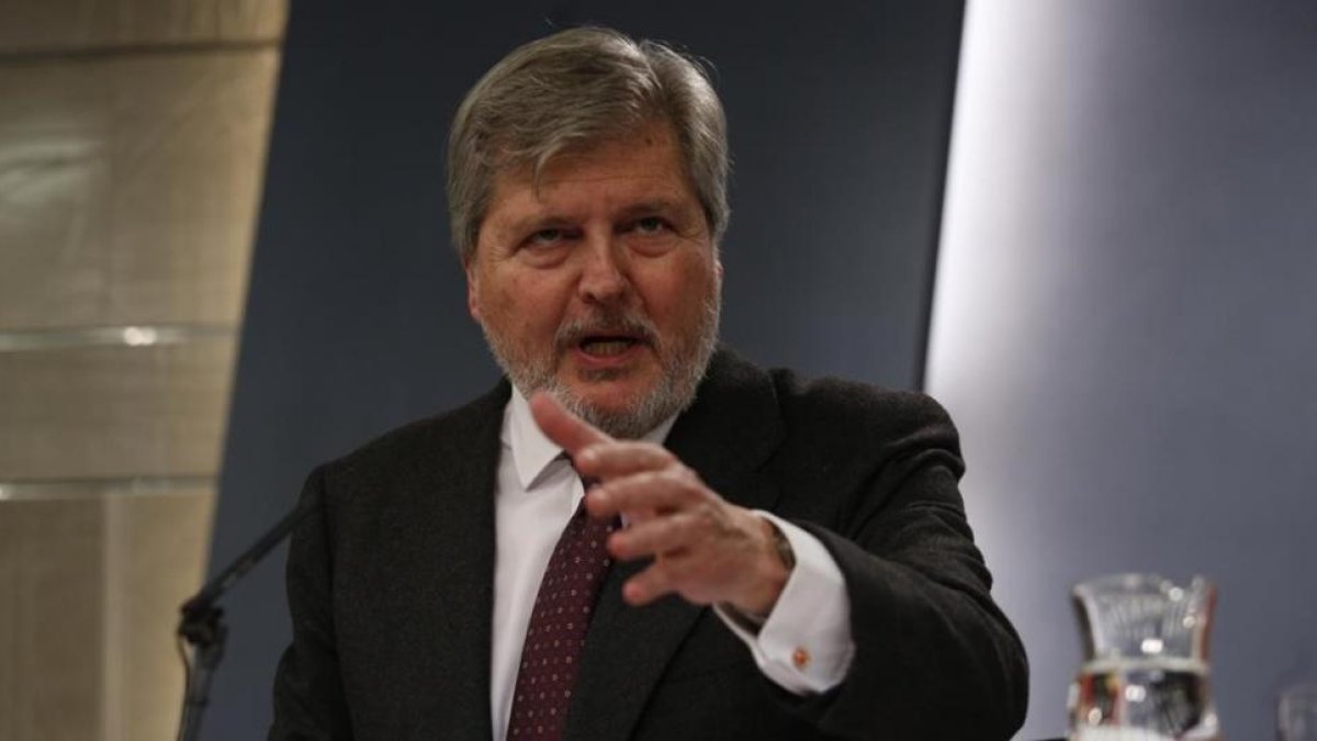 El ministro de Educación y portavoz del Gobierno, Íñigo Méndez de Vigo.-DAVID CASTRO