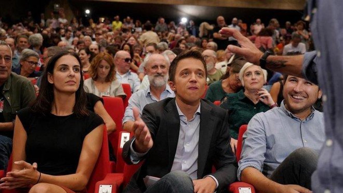 El candidato de Más País, Íñigo Errejón.-JOSÉ LUIS ROCA