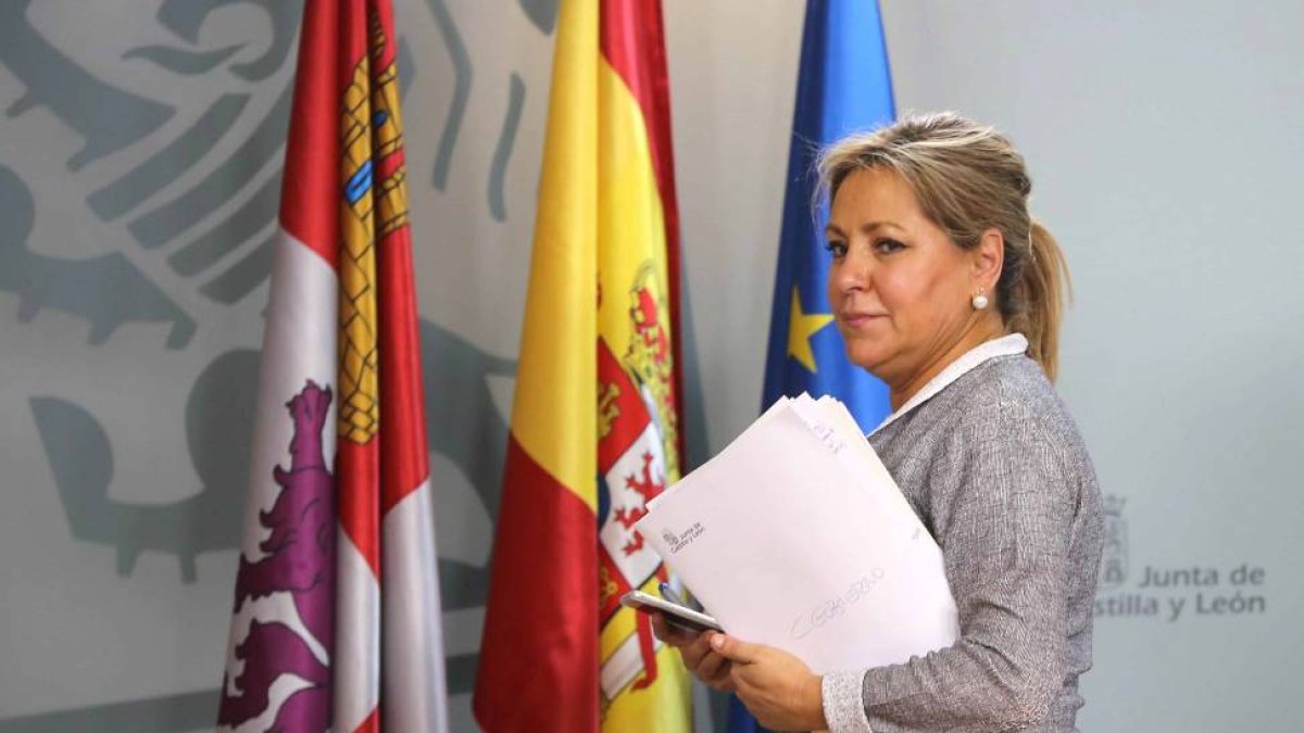 La vicepresidenta y portavoz de la Junta de Castilla y León, Rosa Valdeón.-Ical