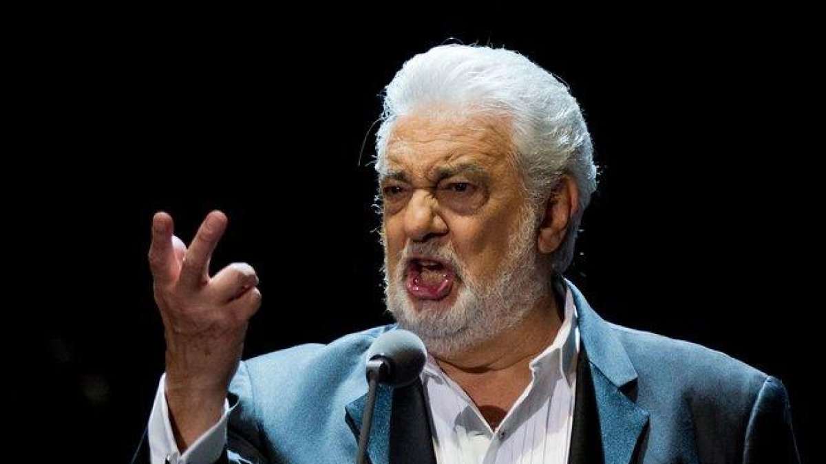 El tenor Plácido Domingo.-AFP