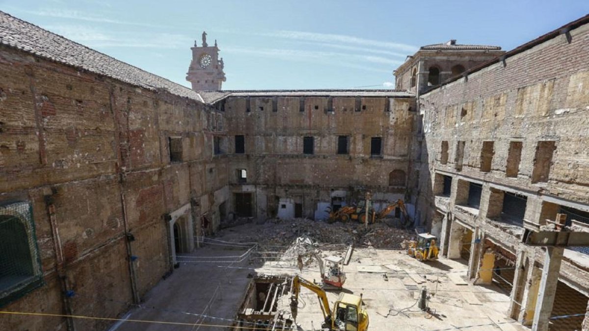 Obras del Parador de San Marcos.-ICAL