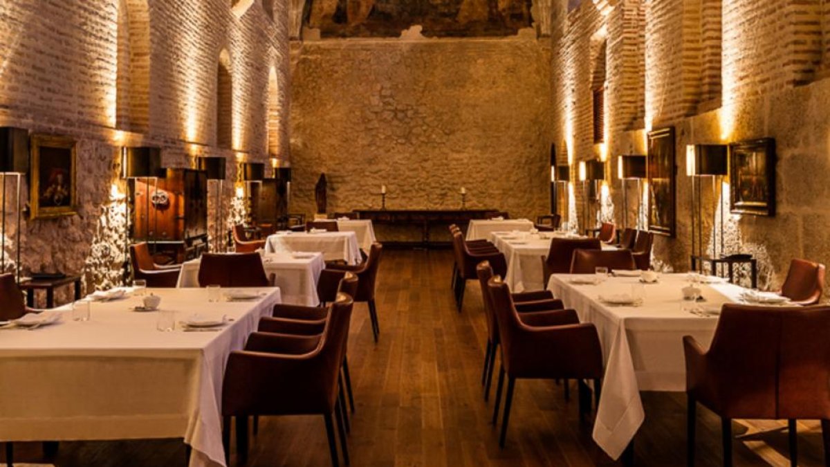 Vista de El Rectorio, uno de los espacios grastronómicos de Abadía de Retuerta Le Domanie, con una estrella Michelin.-L.P.