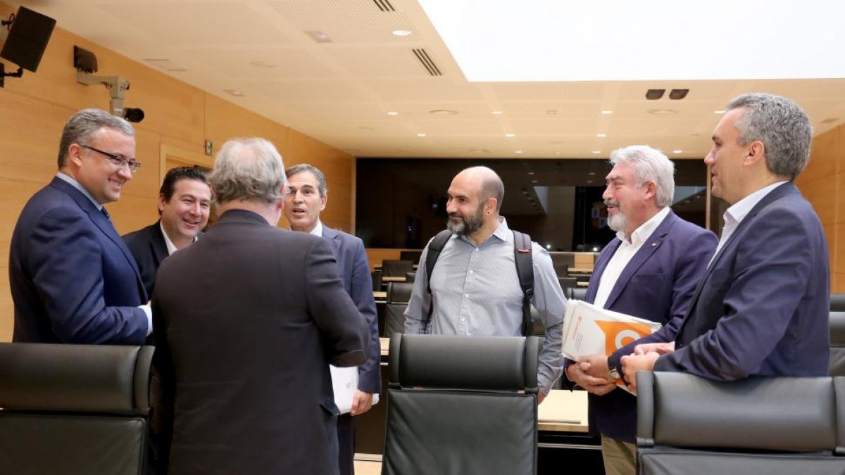 Reunión de la Comisión de investigación sobre la adjudicación de parques eólicos en las Cortes-Leticia Pérez / ICAL