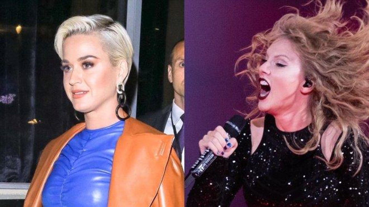 Katy Perry y Taylor Swift.-EFE