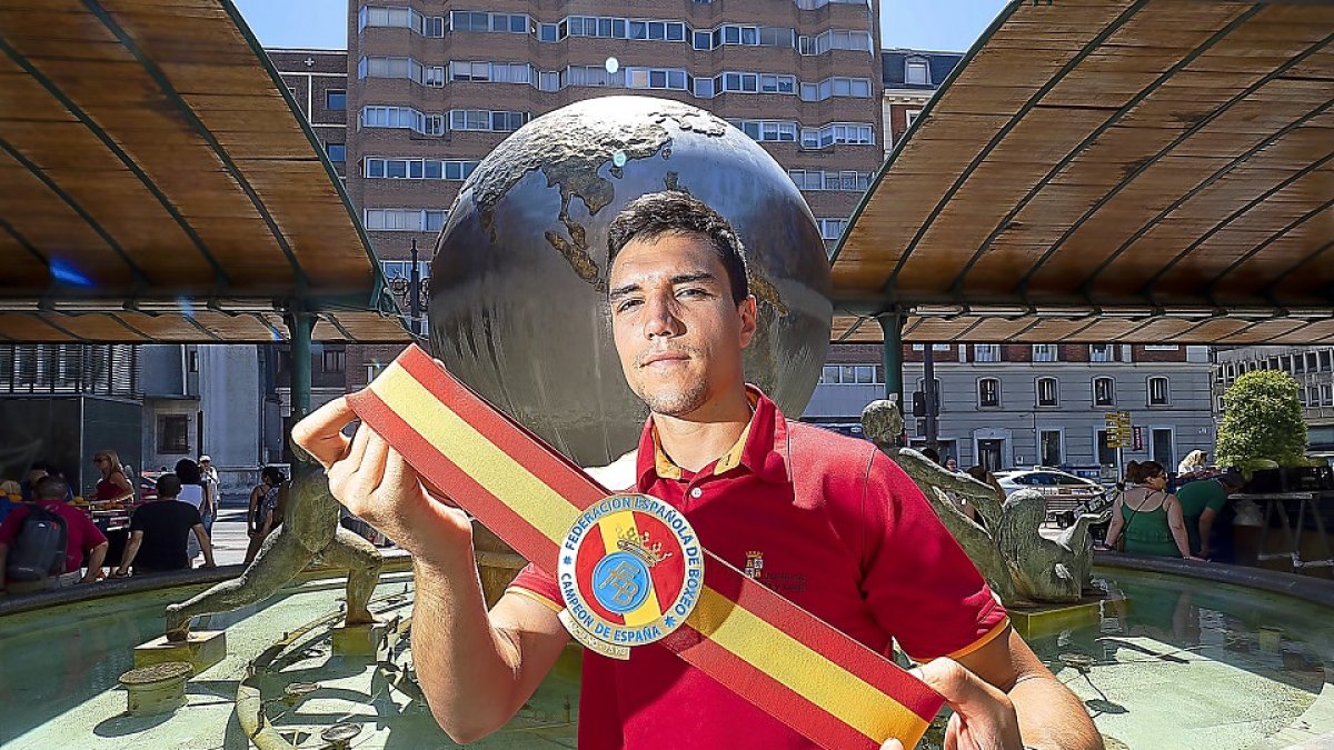 VALLADOLID. 25/07/18. PHOTOGENIC/PABLO REQUEJO. Miguel Cuadrado Miguelón, campeón de España de boxeo e internacional.