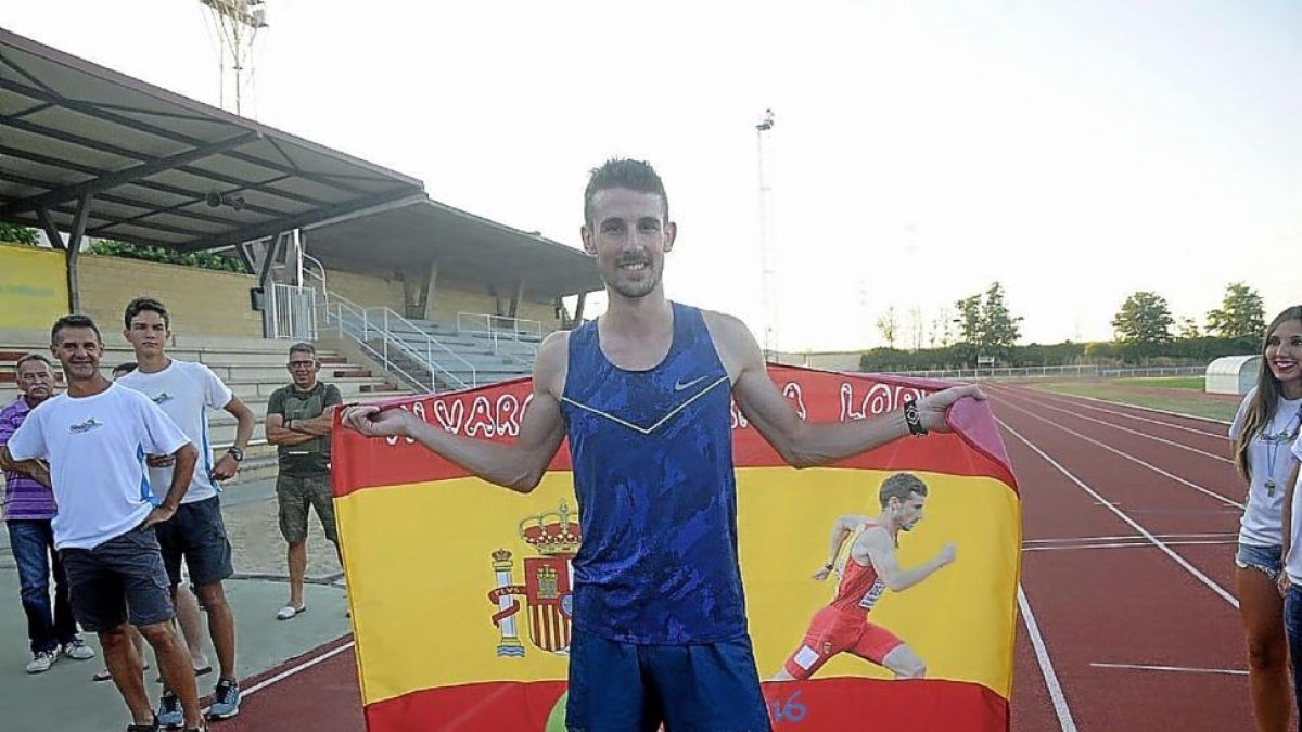 Álvaro de Arriba, campeón de España de 800 y corredor del equipo nacional en los Juegos de Río.-LA GACETA DE SALAMANCA
