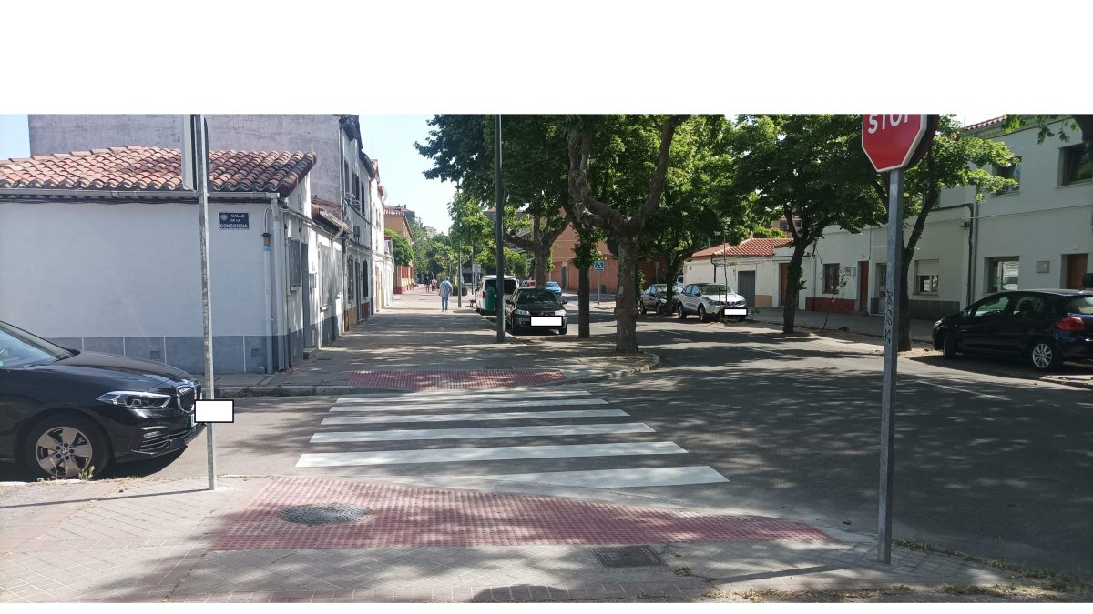 Accesibilidad barrio Girón tras las obras.- E.M.