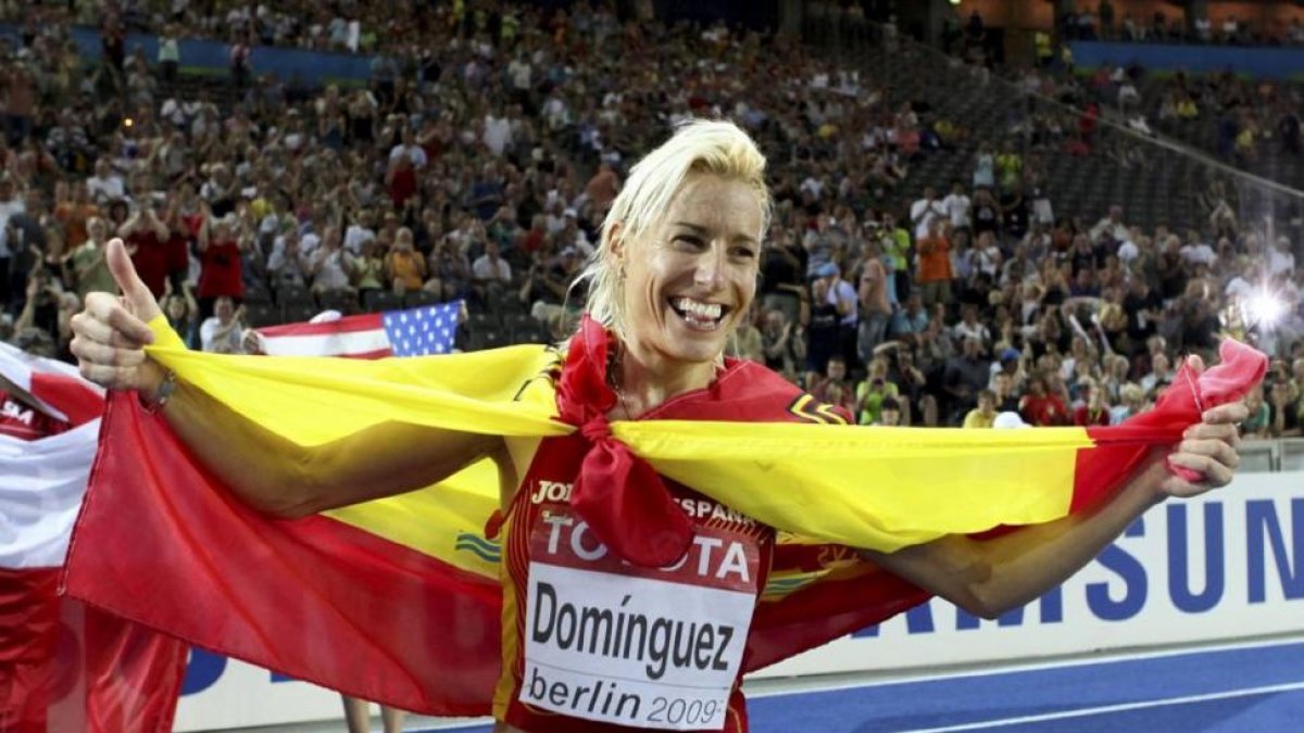 Imagen de archivo de la atleta palentina-EL MUNDO